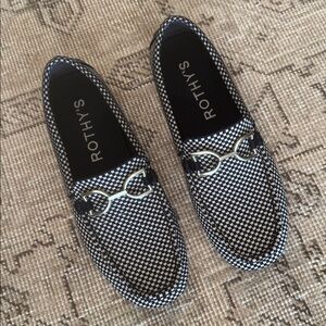 Rothy's Double Bit Driver in Microcheck- nwot